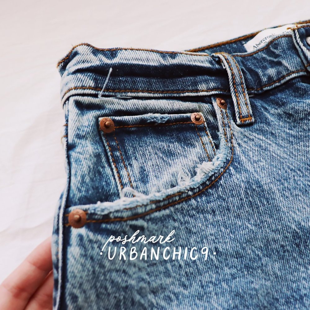 ABERCROMBIE 90s Ultra High Rise Straight Jean 29 - Picture 11 of 15